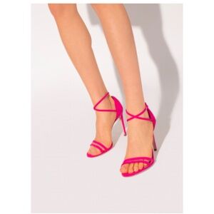 Salvatore Ferragamo ines healed suede sandals